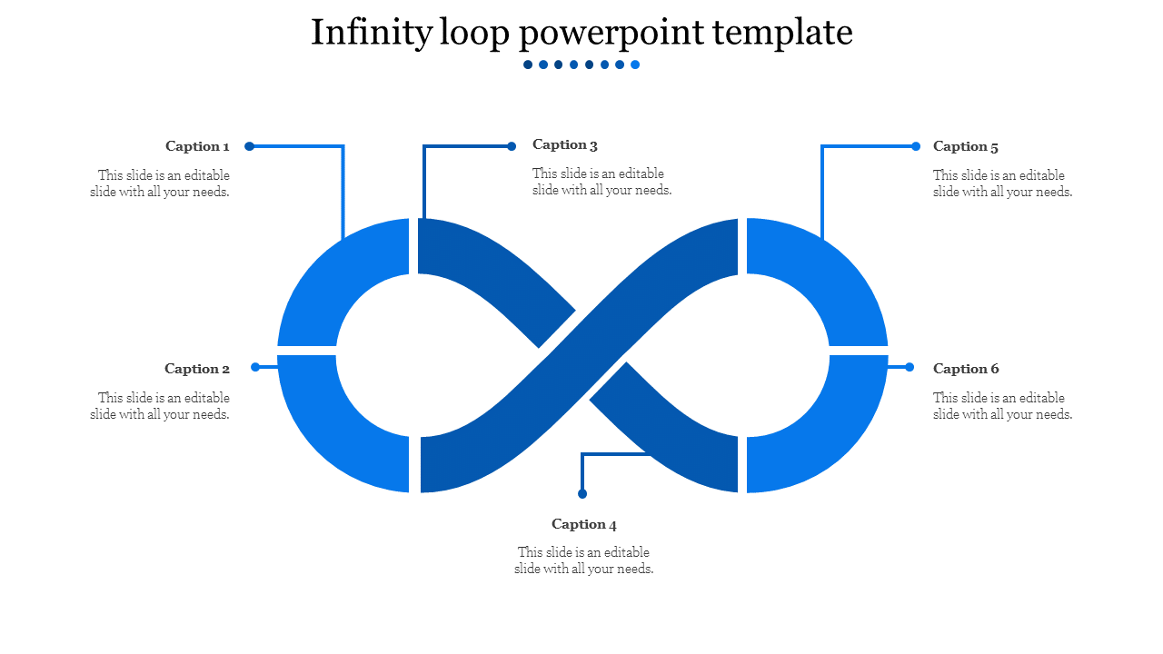 Free - Creative Infinity Loop PowerPoint Template Presentation